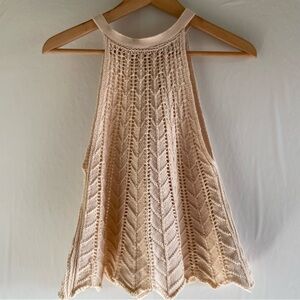 avenu. Kori Crochet Knit Tank Size S